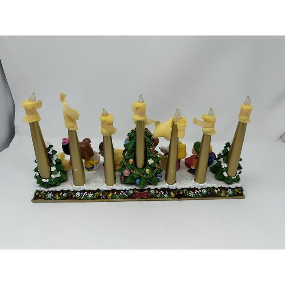 Danbury Mint Charlie Brown Peanuts Christmas Candelabra NEVER USED - Picture 5 of 8